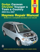 DODGE CARAVAN - CHRYSLER VOYAGER, TOWN, COUNTRY (2003-2007) - instrukcja napraw Haynes