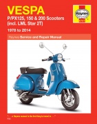 SKUTERY VESPA P/PX 125, 150, 200 - LML Star 2T(1978-2014) - instrukcja napraw Haynes